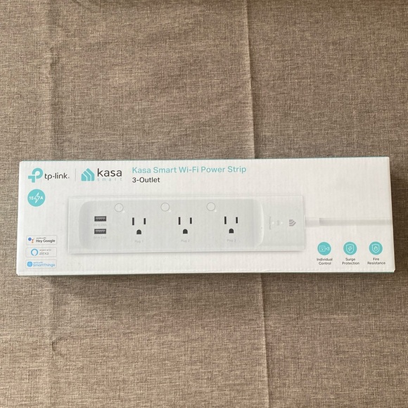 Kasa Smart WiFi Power Strip, 3-Outlets - Picture 2 of 7